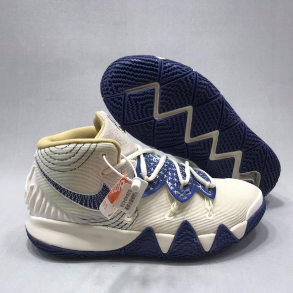 Owen fit boots beige blue versatile basketball shoes
